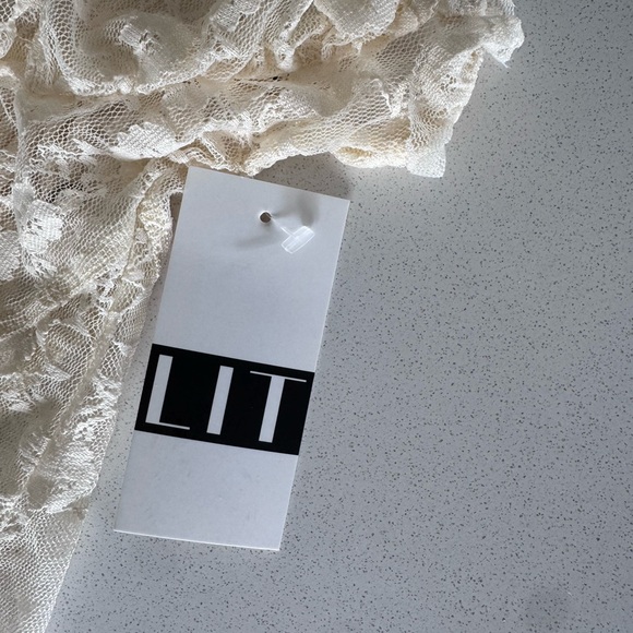 Free People Lace Bodysuit in Cream - Picture 12 of 16